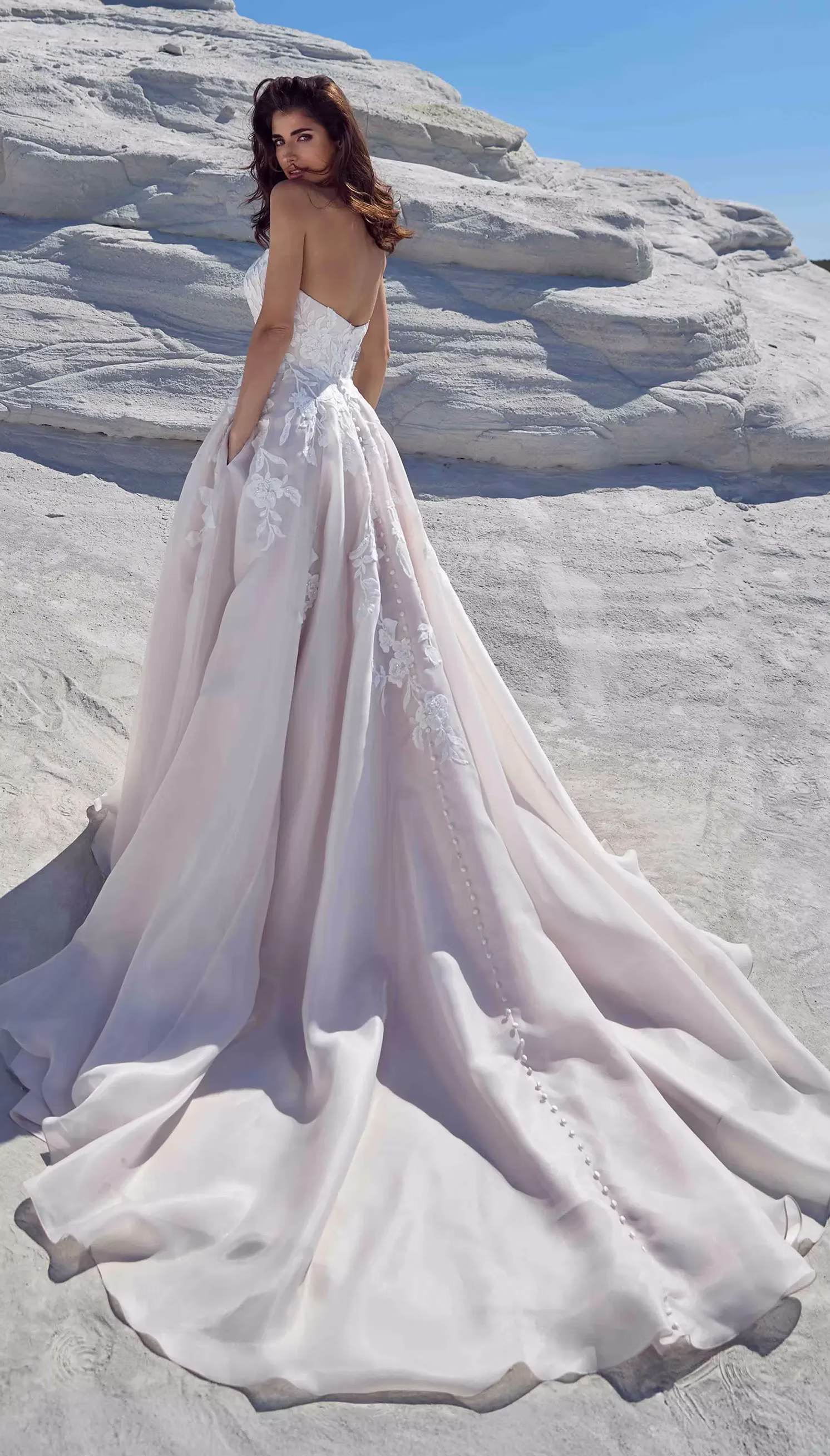 Eddy K Dreams Estefania #1 Ivory/Champagne/Lavender thumbnail