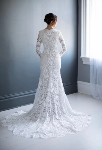 Modest by Barbie Anne Bridal Taylor Anne #1 Taupe/Ivory thumbnail