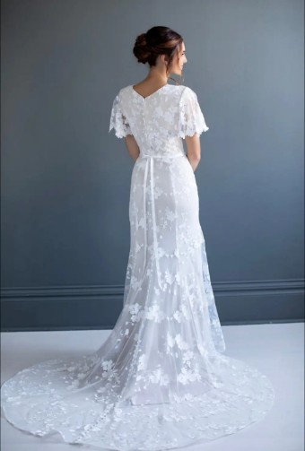 Modest by Barbie Anne Bridal Teresa #0 Ivory thumbnail