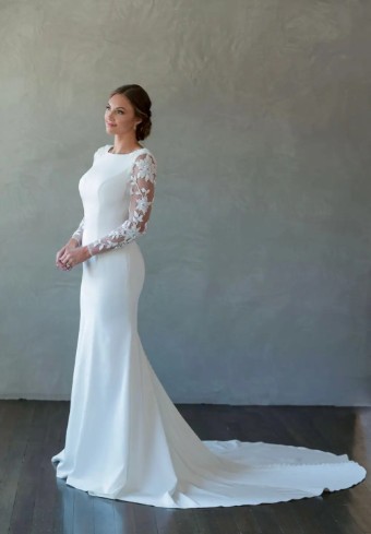 Modest by Barbie Anne Bridal Scarlett #1 Ivory thumbnail