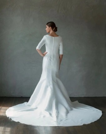 Modest by Barbie Anne Bridal Whitney #3 Ivory thumbnail
