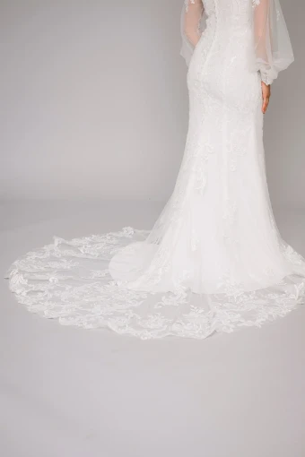 Modest by Barbie Anne Bridal Ashtyn #5 Ivory thumbnail