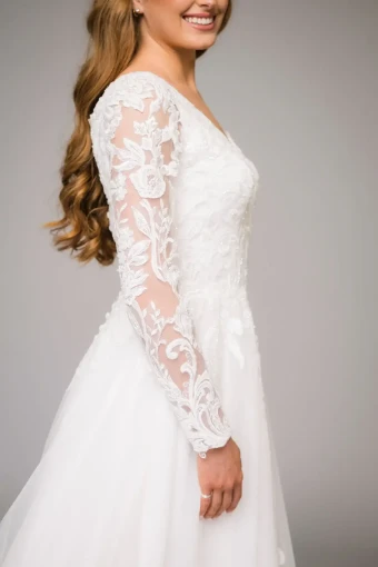 Modest by Barbie Anne Bridal Anya #5 Ivory thumbnail