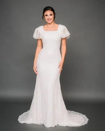 Modest by Barbie Anne Bridal Nicollette #0 Ivory thumbnail