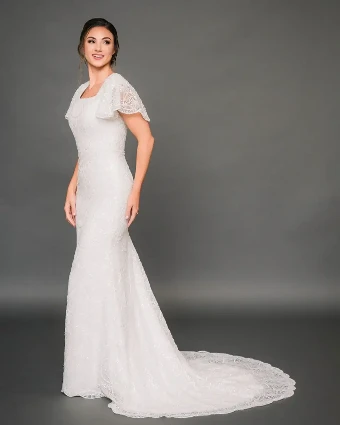 Modest by Barbie Anne Bridal Nicollette #1 Ivory thumbnail
