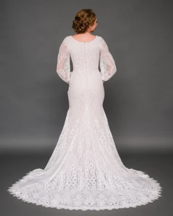 Modest by Barbie Anne Bridal Ophelia #1 Light Ivory thumbnail