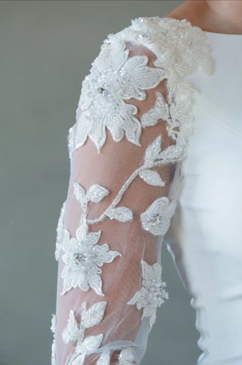 Modest by Barbie Anne Bridal Scarlett #1 Ivory thumbnail