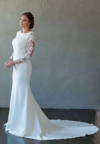 Modest by Barbie Anne Bridal Scarlett #2 Ivory thumbnail