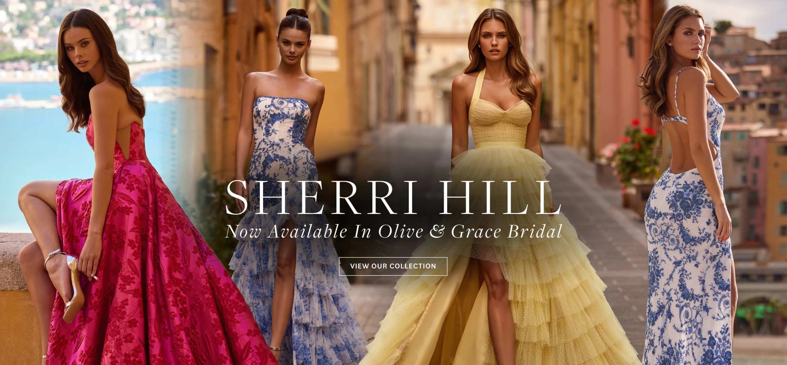 Sherri Hill Spring 2025 Desktop banner